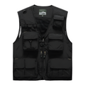 Herren Multi Taschen Cargo Weste Angeln Pullover Für Klettern Camping Wandern Sommer Weste Top 