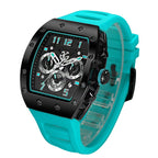 Luxus-Herrenuhr in Weinfassform, wasserdicht, vollautomatisch, mechanisch | G5867 