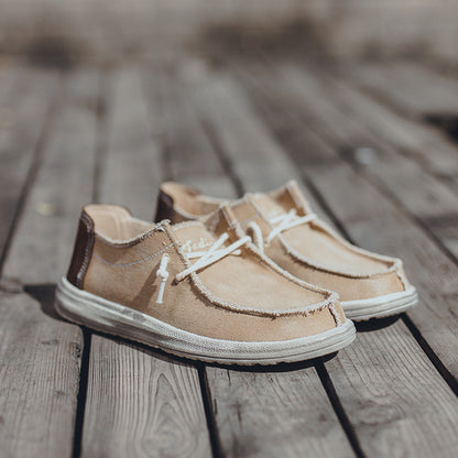 Atmungsaktive Herren-Sommer-Sneaker zum Schnüren | Leichte Low-Top-Freizeitschuhe | 8803 