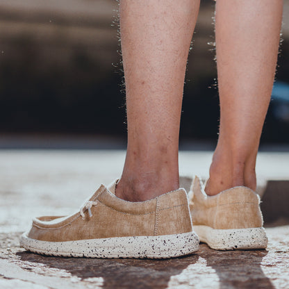 Freizeitschuhe aus Segeltuch für Herren – DUDE-Style, rutschfeste Sneaker für den Alltag | 8802 