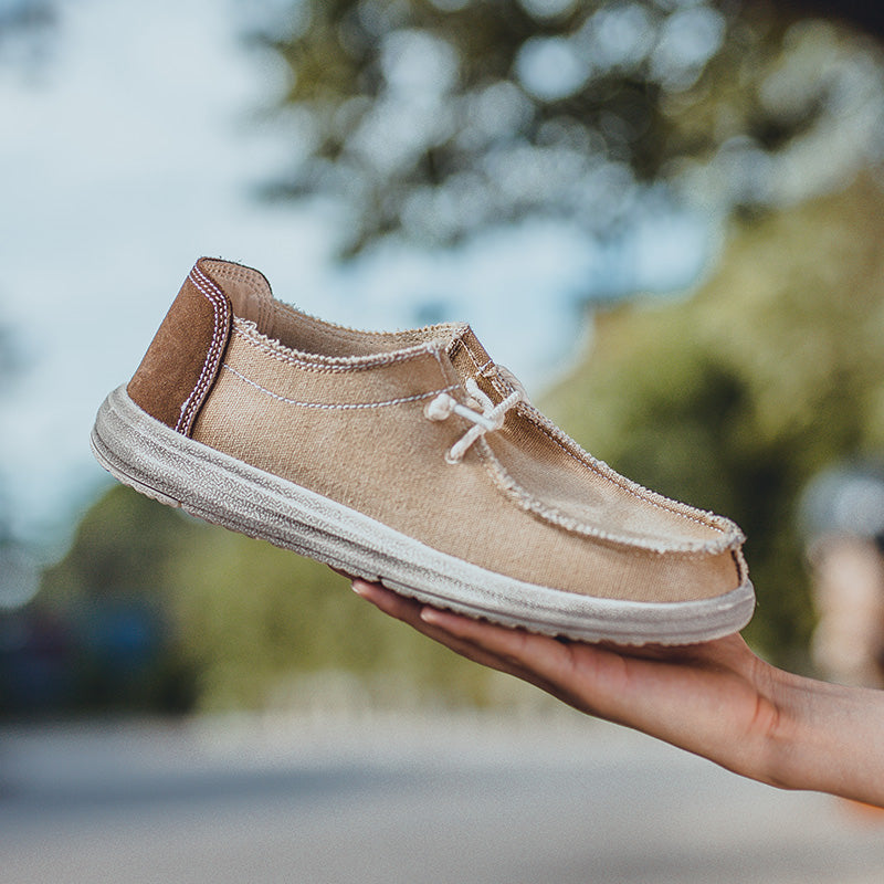 Atmungsaktive Herren-Sommer-Sneaker zum Schnüren | Leichte Low-Top-Freizeitschuhe | 8803 