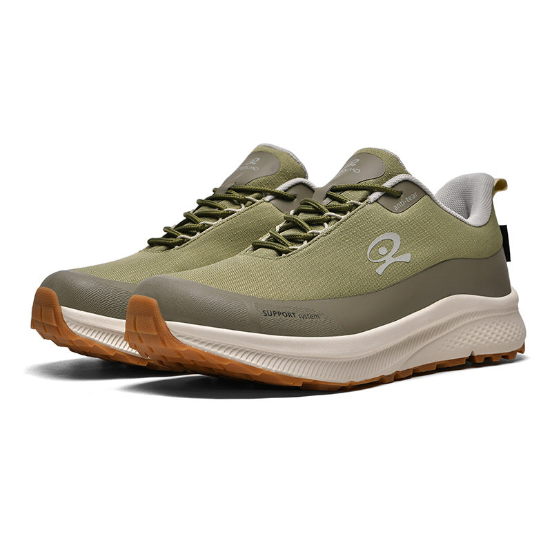 Men‘s 4E Wide Width Waterproof Trail Runners Trainers Lightweight Cushioned Hiking Shoes for Overpronation All‑Terrain Outdoor Sneakers