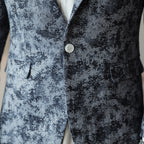 Men's Camouflage Print Slim Fit Blazer | Korean Style Single-Breasted Casual Sport Coat | DX6955