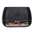 Himalaya-Kristallsalzsteine, Aroma-Luftbefeuchter, 7 Farben, LED, USB, tragbar, Feuerflamme, Aromatherapie, ätherisches Öl, Diffusor | 101 