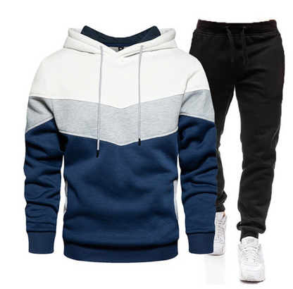 High Quality Gym Outfits Winter Tracksuit Hooded Sweatshirts & Jogger Pants Hoodie Set | 003