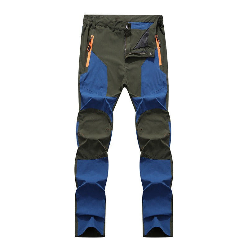 Pantaloni da uomo traspiranti impermeabili da trekking all'aperto arrampicata sottili elastici pantaloni ad asciugatura rapida | S11111 