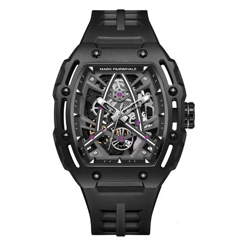 Luxuriöse mechanische Herrenarmbanduhr mit Saphirglas, wasserdicht, Automatikuhr | 6650 
