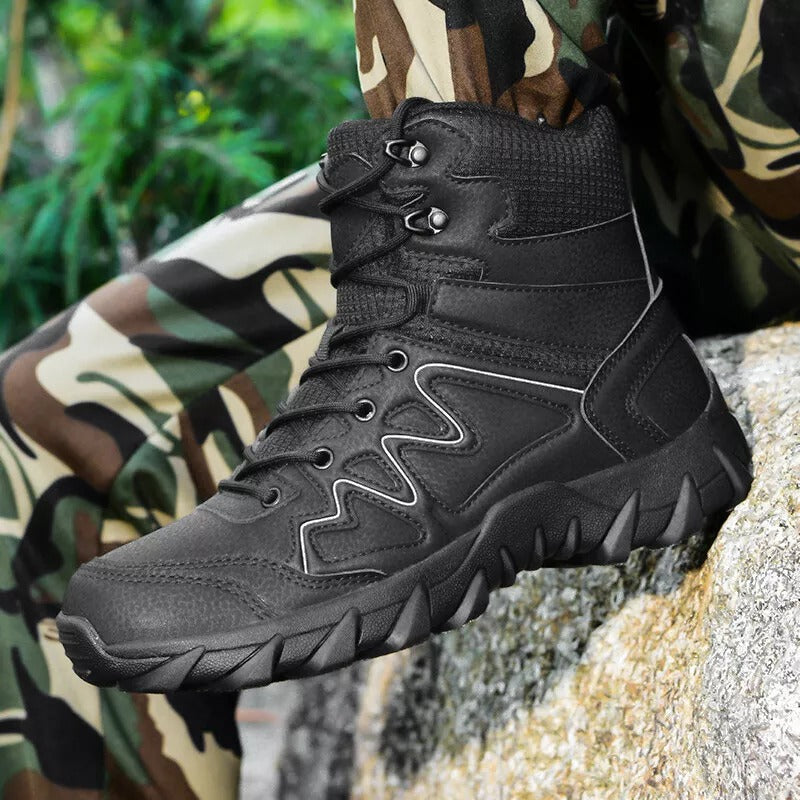 Hochwertige taktische Mil-Com-Kampfstiefel mit seitlichem Reißverschluss | 705