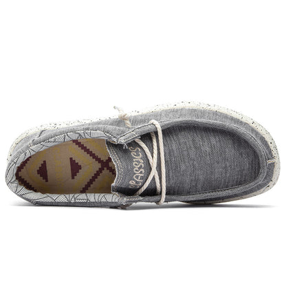Freizeitschuhe aus Segeltuch für Herren – DUDE-Style, rutschfeste Sneaker für den Alltag | 8802 