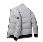 Dicke Winter-Daunenjacke für Herren – Warmer Baumwollmantel mit Stehkragen für europäische Winter 8668 