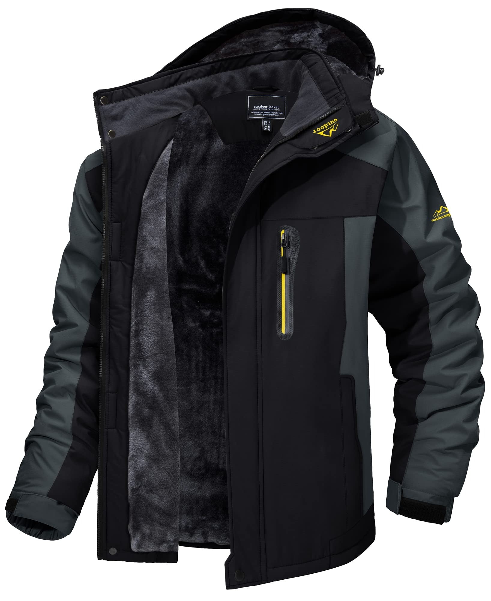 Herren Winter Skijacke Outdoor Wandern Snowboarden Camping Warme Fleece Heizung Windbreaker Jacke | 828