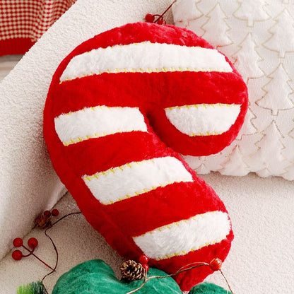 Premium Quality Christmas Tree Plush Gingerbread Stuffed Plants Candy Cane Pillow |