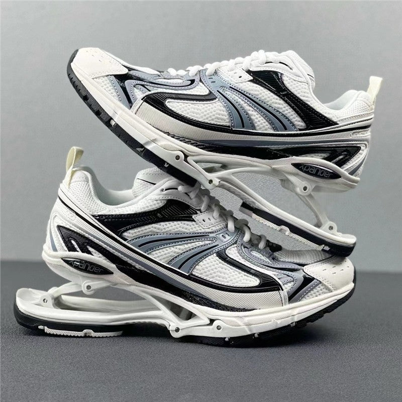 Paris 6th X-Pander Spring Sole Sneakers Distressed Dad Shoes Unisex High-Top Platform Casual Trainers