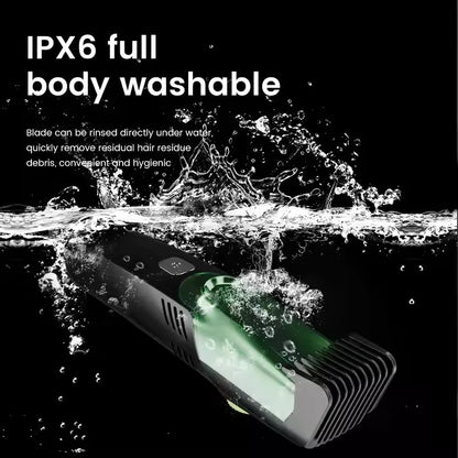 PRITECH IPX6 Waterproof Cordless Vacuum Hair Trimmer Rechargeable & Washable Hair Clipper | PR-3380