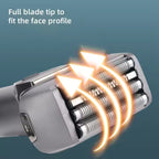 PRITECH R4 Elektrorasierer für Männer, wiederaufladbarer Haar- und Bartschneider mit USB-Anschluss, IPX7-wasserdicht, mit Rasierklingen | RSM-2120 