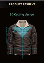 Winterlederjacke aus Europa und den USA, verdicktes Kunstpelz, Plüsch, Wärme, Retro-Simulation, Lederstrukturjacke | KH-209 