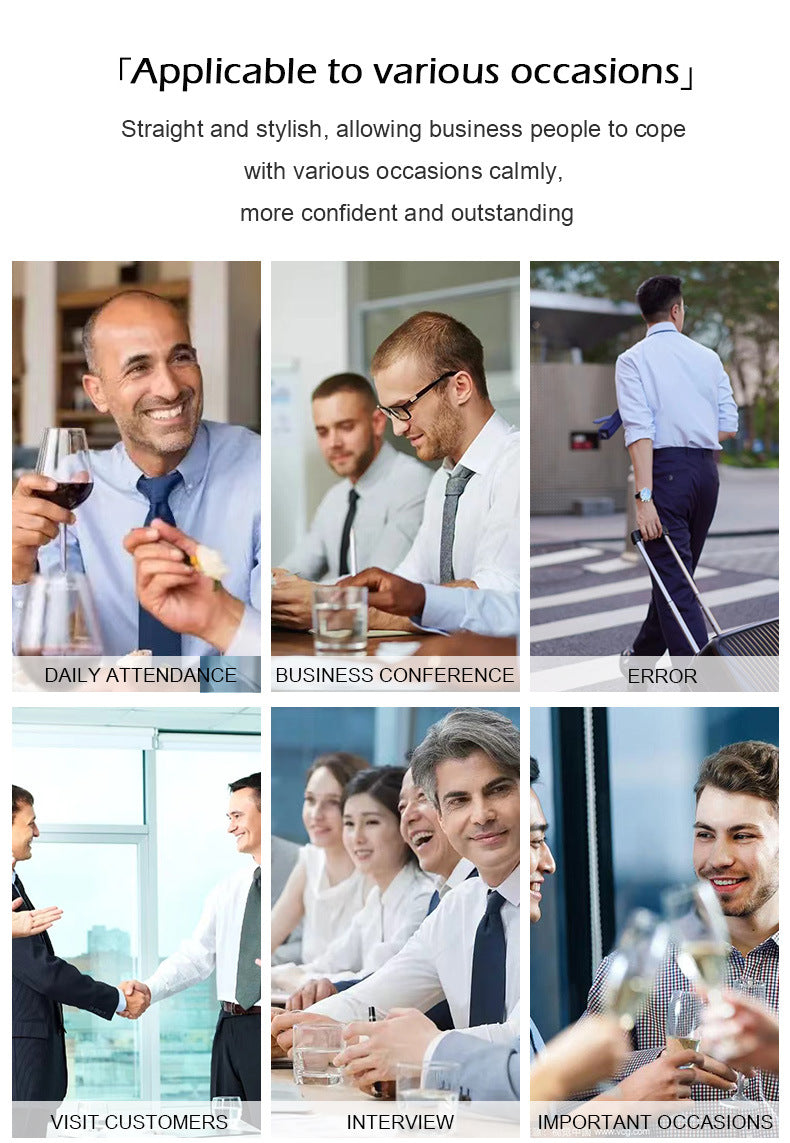 Herren Elastizität Formelles Hemd Langarm Hochzeit Slim Fit Bügelfreie Hemden Top | W7 