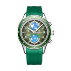 Luxus-Designer-Herrenuhr mit Silikonarmband, wasserdicht, leuchtend, Chronograph, Quarz | 5730 