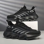 Chunky-Schuhe für Herren, höhenverstärkende Sneakers, atmungsaktives Mesh, sportliche Freizeitschuhe | 2218 