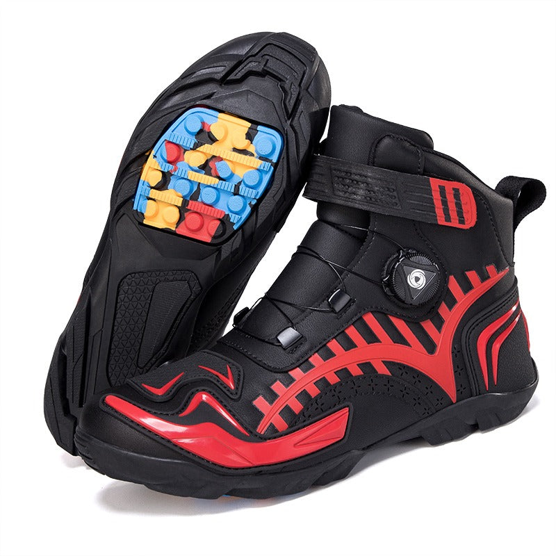 Premium Rennschuhe &amp; Motorradstiefel Lederstiefel für ultimative Performance | QK268 