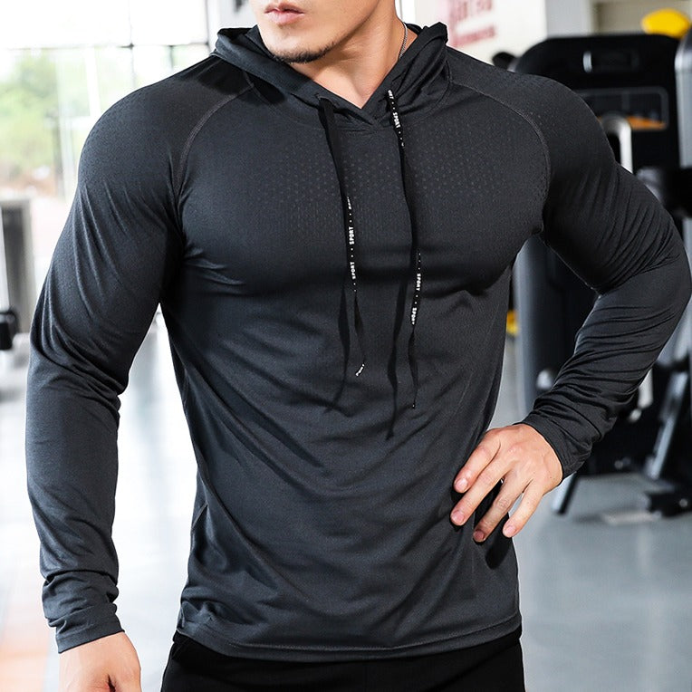 Herren Fitness Laufen Sport Hoodie Gym Kapuzenpullover Muskeltraining Sweatshirt Tops | 61139 