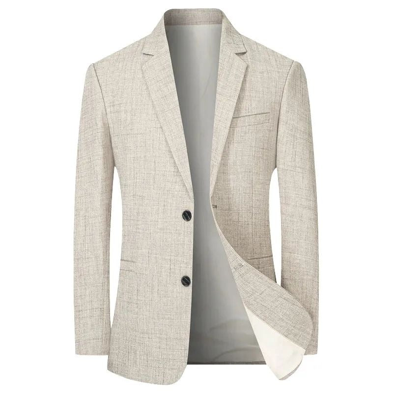Casual Anzugjacke Einreihig Kerbe Revers Business Mantel Hochzeit Bräutigam Prom Outfit Blazer 