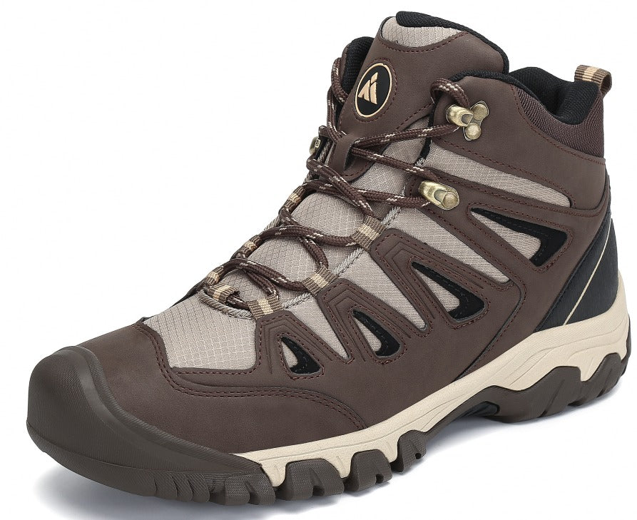 Herren Atmungsaktiv Wasserdicht Strapazierfähige Zehenpartie Anti-Rutsch Sicherheits Trekking Wanderschuhe | A15 