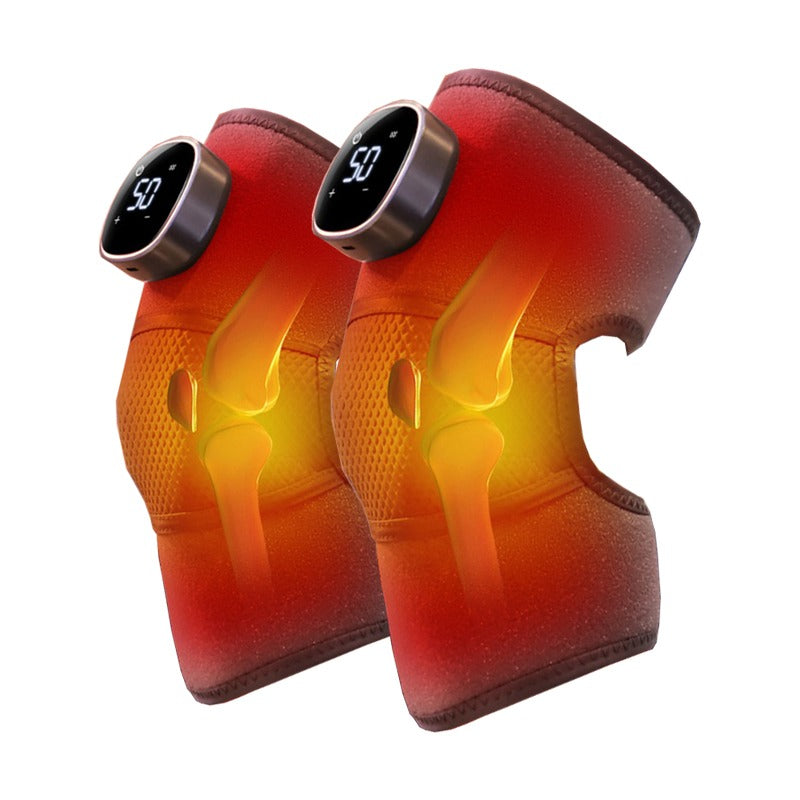 Beheizte Kniebandage, kabelloses Kniemassagegerät mit Wärme und Vibration zur Schmerzlinderung bei Arthritis, Bein- und Kniemassagegerät | YC-906B 