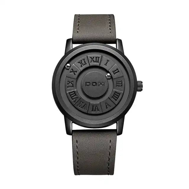 Herrenuhren Magnetischer Rollzeiger Einzigartiges Design Luxus-Armbanduhr aus Edelstahl | 0047 
