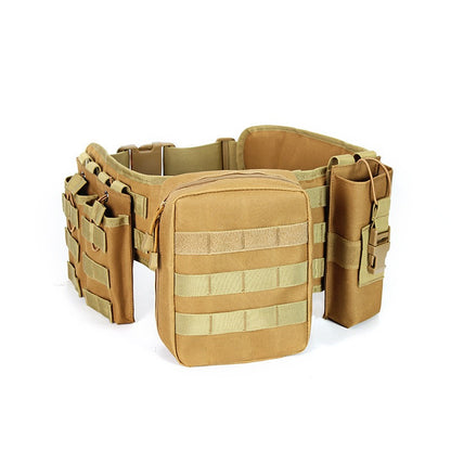 Taktischer Outdoor-Gürtel mit Gurtzeug – Multifunktionale Militär-Hüfttasche | AKM-106
