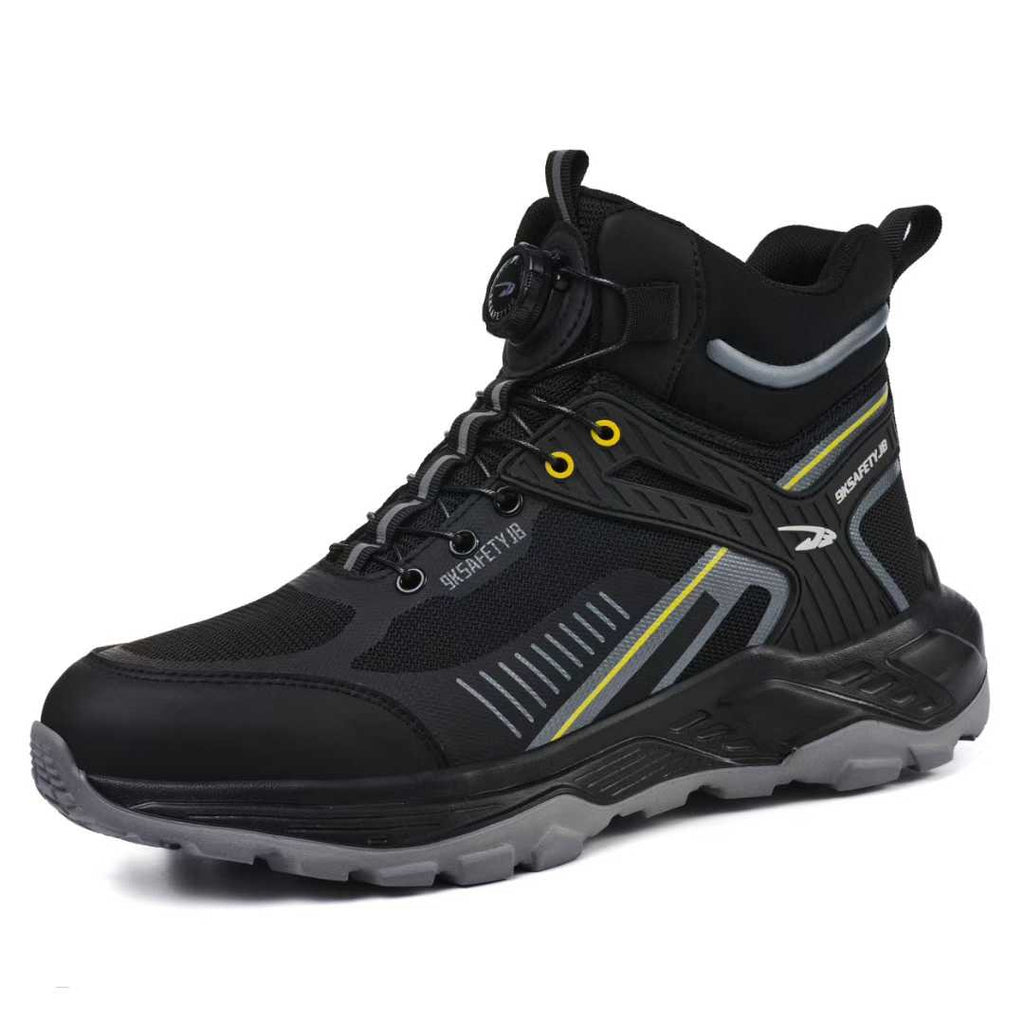 Men's High-Top Safety Boots Anti-Smashing, Anti-Piercing, Winter Comfort Breathable Shoes | 7929