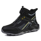 Men's High-Top Safety Boots Anti-Smashing, Anti-Piercing, Winter Comfort Breathable Shoes | 7929