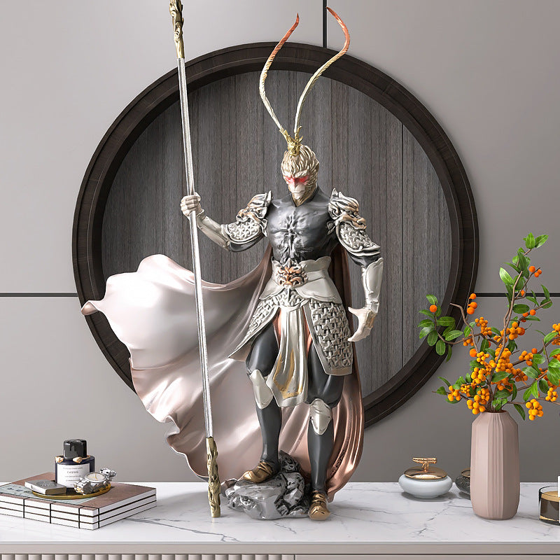 High Quality Sun Wukong Victorious Fighting Buddha Resin Figurine Home Décor | zls000108