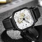 Premium Sense Square Herrenuhr Modischer Quarz-Timer, Business &amp; Wasserdichte Quarzuhr | 51103