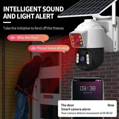 360PRO Solarkamera für den Außenbereich, SIM-Karte, Solar-Videoüberwachung, PTZ-Kamera, 1080P, kabellos, Solar-Sicherheit, Batteriebetrieb | 102 