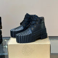 Puting Chunky Platform Martin Boots | Men's Thick-Soled Height-Increasing Ankle Boots | Waterproof Casual Short Boots | MD001