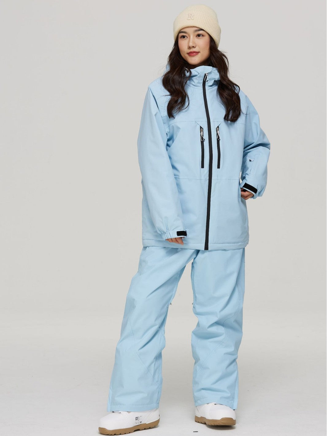 Unisex Ski Jacket 15000mm Waterproof Snowboard & Alpine Ski Wear Plus Size Insulated Snowsuit | 406