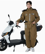 Men's & Women's Winter Ski Suit | Waterproof Windproof Fleece Jumpsuit | Cold Weather Motorcycle Riding Suit | 807