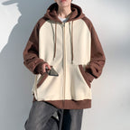 Lässige Strickjacke mit Reißverschluss für Herren, gewebtes Sport-Hoodie-Sweatshirt | JQN-3243 