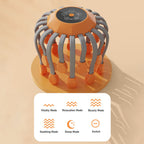 Intelligente Vibrations-Ganzkörper-Entspannungs-Kopfhautmassagemaschine lindert Müdigkeit Elektrisches Oktopus-Kopfhautmassagegerät | MZ-HM156 