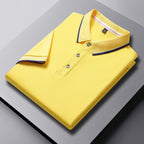 Herren-Golf-Poloshirt mit kurzen Ärmeln und Revers, schnelltrocknend und mit gesticktem Design | SG2316 