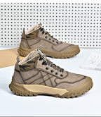 Herren-Wanderschuhe aus echtem Leder, High-Top-Outdoor-Martin-Stiefel und trendiges Schuhwerk | 2319 