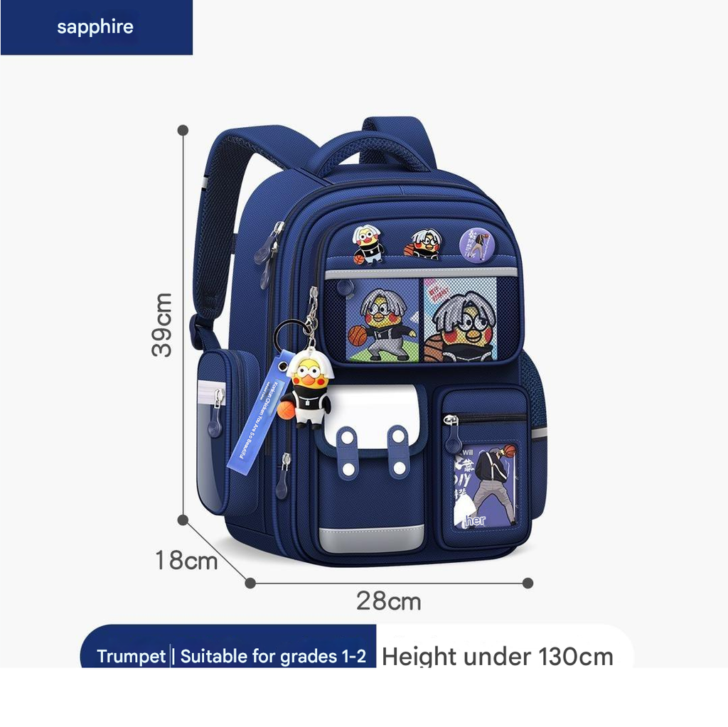 Kulomi Kinder-Schulrucksack – Leichtes, ergonomisches und rückenstützendes Design für Kinder | 1-602 