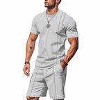 Herren-Lounge-Set mit Waffelstruktur – 2025 Frühling/Sommer, lässiges zweiteiliges Outfit | CY20 