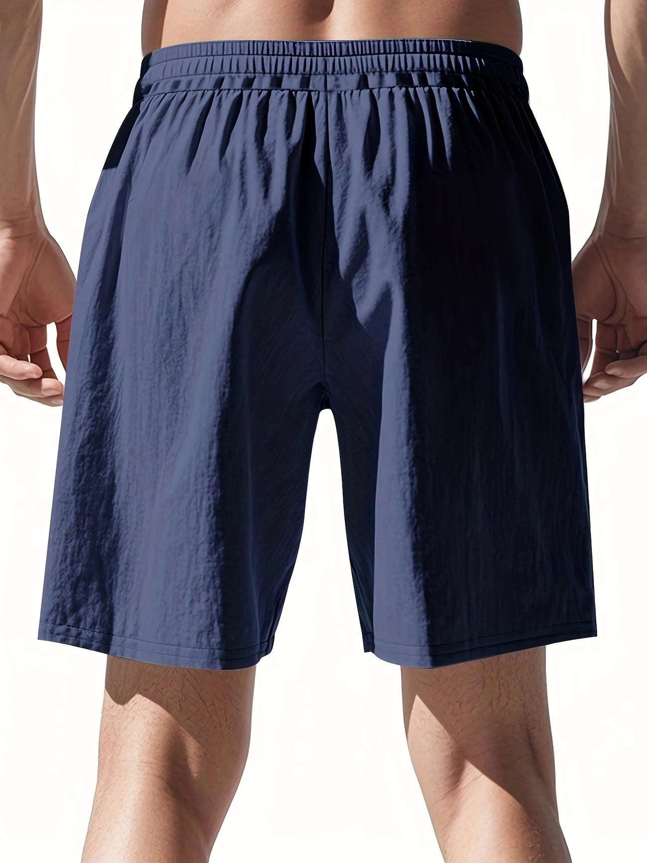 Atmungsaktive Leinenshorts für Herren – Leichte Sommer-, Strand- und Sport-Freizeitkleidung | YFY-WW-2 