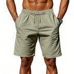 Leichte Strandshorts aus Leinenmischung für Herren – Relaxed Fit 5-Zoll-Freizeitshorts | WW-2 