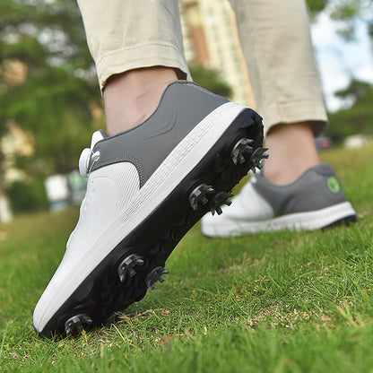 Chaussures de golf imperméables et respirantes pour hommes, chaussures de marche professionnelles antidérapantes | D530