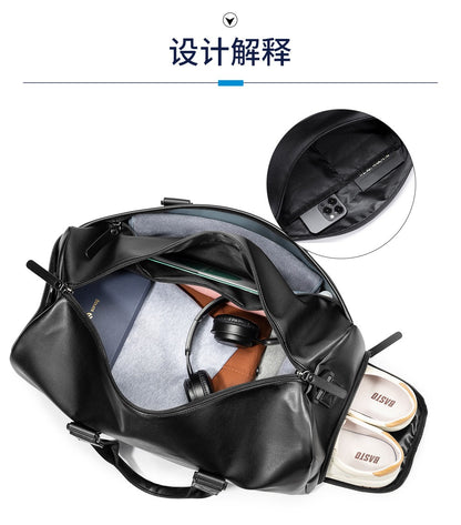 Kingsons Sporttasche für Herren – Wasserabweisende Sporttasche mit mehreren Fächern | 3332 