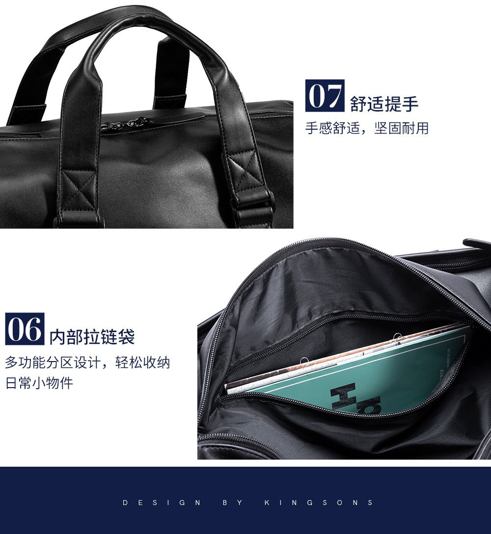 Kingsons Sporttasche für Herren – Wasserabweisende Sporttasche mit mehreren Fächern | 3332 