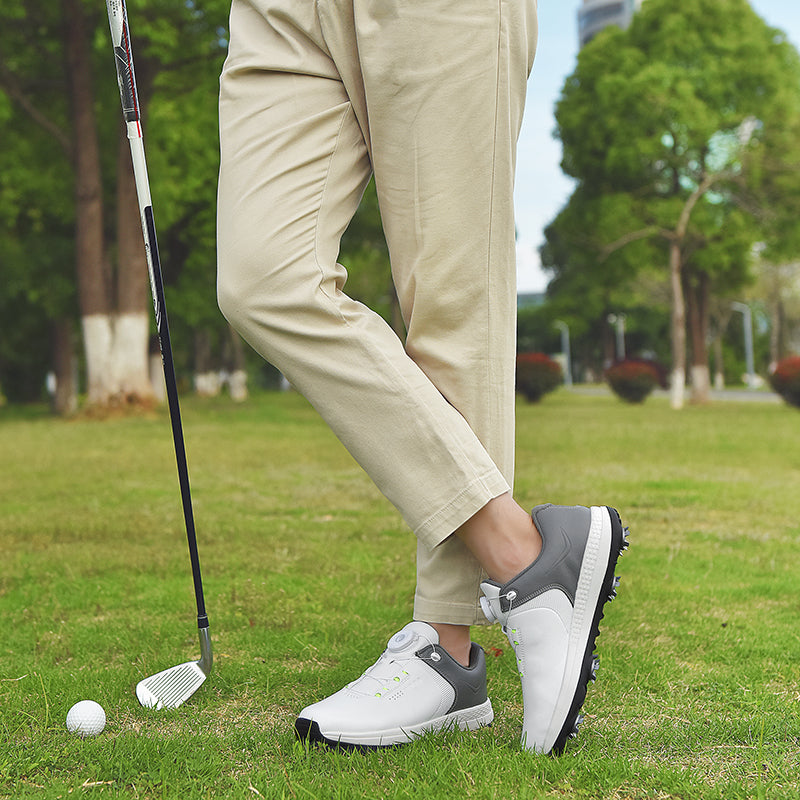 Chaussures de golf imperméables et respirantes pour hommes, chaussures de marche professionnelles antidérapantes | D530